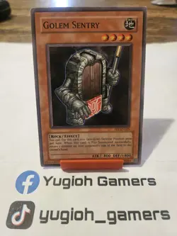 Yu-Gi-Oh Golem Sentry FET Unlimited Common Played - Image 1