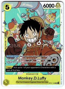 Monkey D Luffy OP07-109 Super Rare Premium Booster The Best Vol. 2 One Piece - Image 1