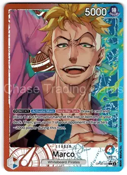 Marco OP08-112 Leader Alt Art Two Legends One Piece Mint NM - Image 1