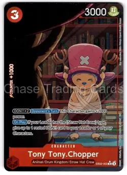 Tony Tony Chopper EB02-003 Rare Alt Art Anime 25th Collection One Piece Mint NM - Image 1