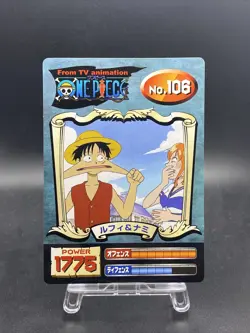 Luffy & Nami One Piece Super Bromide Japanese Collection Items No.106 - Image 1