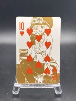 Koala Heart Ten One Piece Japan Limited Film Gold Playing Cards - Image 1
