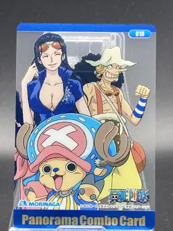 Robin & Chopper & Usopp One Piece Wafer Card Morinaga Japanese NO.18 - Image 1