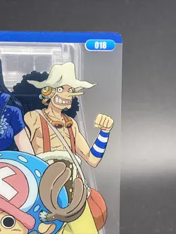 Robin & Chopper & Usopp One Piece Wafer Card Morinaga Japanese NO.18 - Image 3