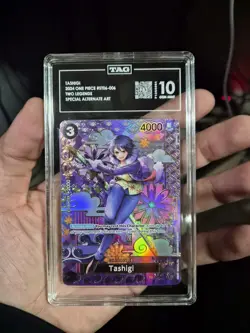 Tashigi ST06-006 Two Legends Special Alt Art English TAG 10 - Image 1