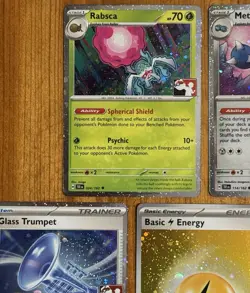 Pokemon Prize Pack Holo NM Lot, Stamped, Series 7, Metang, Energy, TCG Cards - Image 4