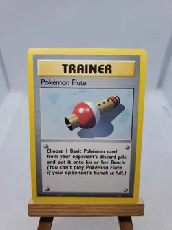 POKEMON FLUTE 86/102 Base Set Pokemon Card - Image 1