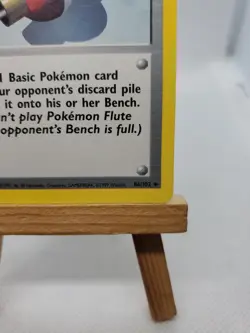 POKEMON FLUTE 86/102 Base Set Pokemon Card - Image 5