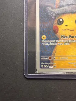 Pokemon TCG: Van Gogh Pikachu with Grey Felt Hat SVP 085 Promo Card - Sealed! - Image 5