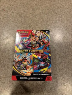 Pokemon TCG Mega Evolution Booster Bundle (6 packs) - NEW Sealed IN HAND Cards - Image 1