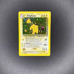 Ampharos 1/64 Holo Rare 2000 Pokemon Neo Revelation TCG Card MP - Image 1