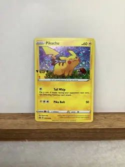 Pikachu SWSH039 Holo Pokemon Card 2020 25th Anniversary General Mills Promo LP - Image 1