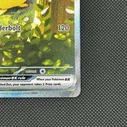Pikachu EX 276/217 SIR Ascended Heroes Pokemon TCG Alternate Art Rare Holo Card - Image 2