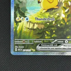 Pikachu EX 276/217 SIR Ascended Heroes Pokemon TCG Alternate Art Rare Holo Card - Image 4