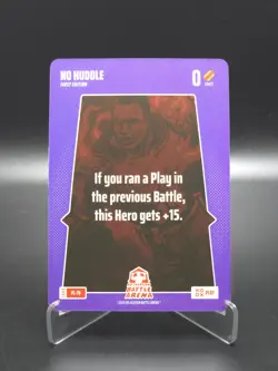 No Huddle 2024 Bo Jackson Battle Arena Alpha Play Card #PL-78 - Image 1