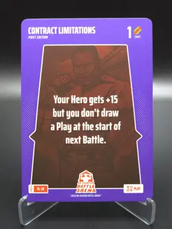 Contract Limitations 2025 Bo Jackson Battle Arena Alpha Update Play Card #PL-39 - Image 1