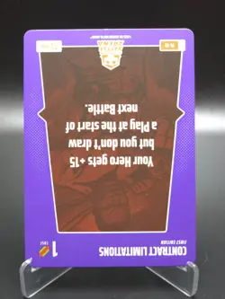 Contract Limitations 2025 Bo Jackson Battle Arena Alpha Update Play Card #PL-39 - Image 3