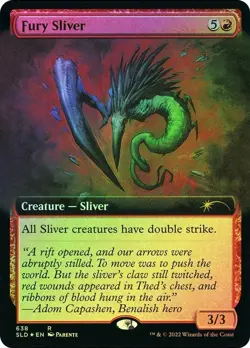 Fury Sliver - Foil - Extended Art - Secret Lair Drop Series #638 MTG Near mint - Image 1