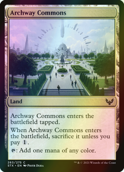 MTG Archway Commons Foil ** Strixhaven: School of Mages ** English (NM) - Image 1