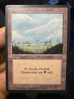 German FBB • Misprint Wald "Forest Plains" • Pack Fresh • Mtg (624) - Image 1