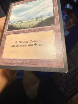 German FBB • Misprint Wald "Forest Plains" • Pack Fresh • Mtg (624) - Image 3
