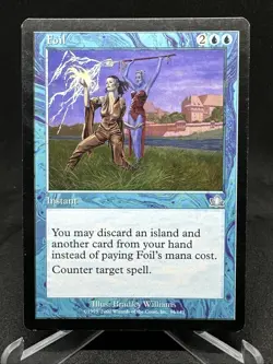 Magic: The Gathering Foil Prophecy Blue Instant Uncommon 34/143 Vintage Counter - Image 1