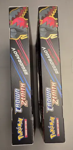 NEW AND SEALED Pokemon Lot - Set of Two (2) Regidrago V Collection Boxes Sealed - Image 4