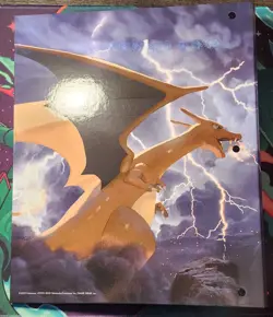 Pokemon Card Game Rayquaza VS Charizard 4-Ring Binder with 10 Pages - Unused - Image 2