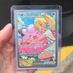 Pokemon TCG Lillie's Clefairy EX 280/217 Special Illustration Rare Holo - Image 1