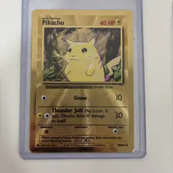 Pokemon Celebrations Gold Metal Charizard & Pikachu Cards 25th Anniversary Base - Image 2