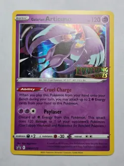 Galarian Articuno SWSH123 Promo SWSH Black Star Pokemon NM - Image 1