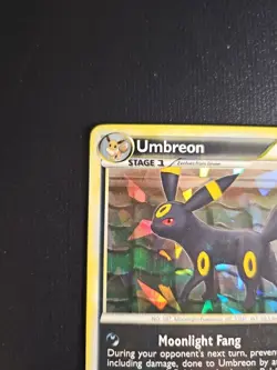 Umbreon Cracked Ice Holo 10/90 Undaunted Pokemon - Image 2