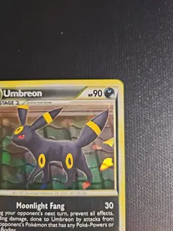 Umbreon Cracked Ice Holo 10/90 Undaunted Pokemon - Image 5