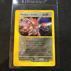 ROCKET'S Scizor 4 Gold Winner Stamped BEST OF GAME Pokemon League Promo HP - Image 1