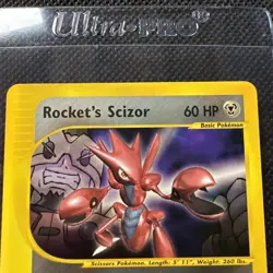 ROCKET'S Scizor 4 Gold Winner Stamped BEST OF GAME Pokemon League Promo HP - Image 2