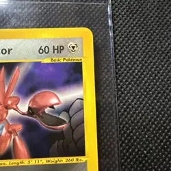 ROCKET'S Scizor 4 Gold Winner Stamped BEST OF GAME Pokemon League Promo HP - Image 3
