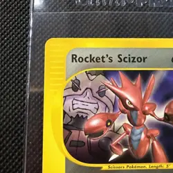 ROCKET'S Scizor 4 Gold Winner Stamped BEST OF GAME Pokemon League Promo HP - Image 4