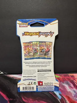 Nintendo Pokemon TCG: XY BREAKpoint Sleeved Booster Pack 820650800702 - Image 2