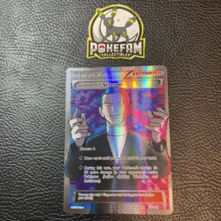 2015 Pokemon XY - BREAKthrough Ultra Rare Giovanni’s Scheme 162/162 NM-LP - Image 1