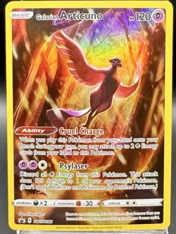 Galarian Articuno SWSH282 Black Star Promo Pokemon TCG NM - Image 1