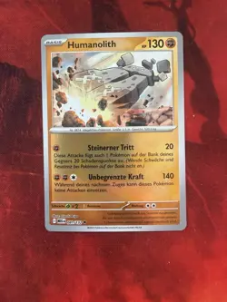 Pokemon - Humanolith - MEG - Mega-Entwicklung - 081/132 - Reserve Holo - Image 1