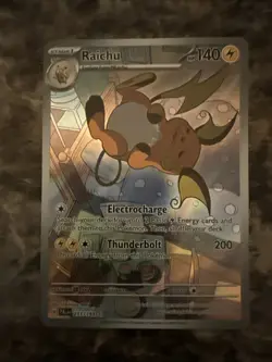 Pokemon TCG - Raichu - 211/193 Paldea Evolved - Illustration Rare Full Art Holo - Image 1