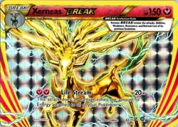 Xerneas BREAK 82/114 Holo Rare BREAK Steam Siege 2016 Pokemon TCG NM (SKU 1-5) - Image 1