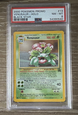 PSA 8 - POKEMON - 2000 PROMO BLACK STAR - #13 VENUSAUR - HOLO - Image 1