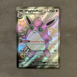 Wigglytuff ex - 222/091 - Full Art - Paldean Fates - Pokemon TCG - NM - Image 1