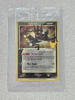 Sealed Pokemon Greninja Star Promo Holo 130 HP SWSH144 Sword & Shield - Image 1