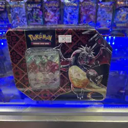 Pokemon TCG Paldean Fates Shiny Charizard ex 5-Pack Tin - Sealed - Image 1