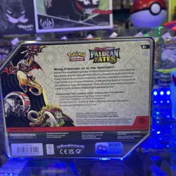 Pokemon TCG Paldean Fates Shiny Charizard ex 5-Pack Tin - Sealed - Image 5