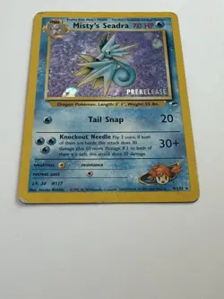 Pokemon Gym Heroes Misty’s Seadra Holo [PRERELEASE] 9/132 - Image 2