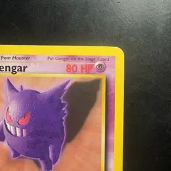 Pokemon Vintage Non-holo Rare Gengar Fossil Wotc 1999 - Image 3